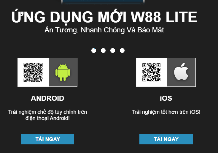 Chọn link tải app W88 Chọn link tải app W88