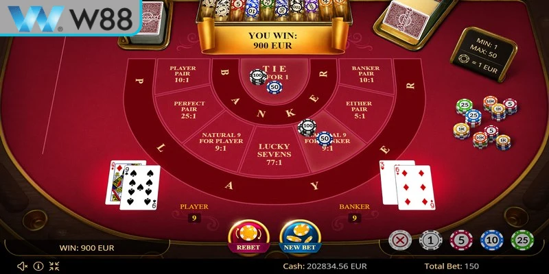 Baccarat Online W88 Ông Hoàng Sòng Bài Trực Tuyến 3 Chiến thuật chơi baccarat online hiệu suất